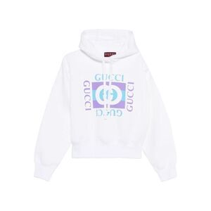 GUCCI Wool Blend Knit Sweater with Web Detail Women WHITE Sweaters & Knitwear